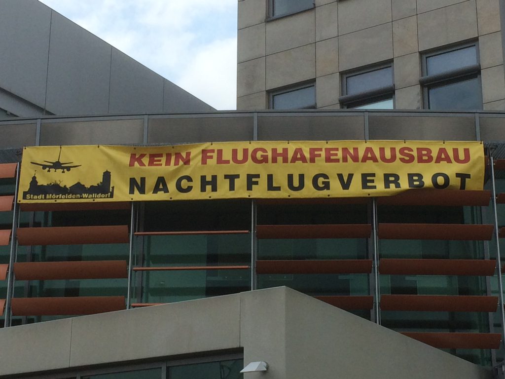 Plakat Nachtflugverbot